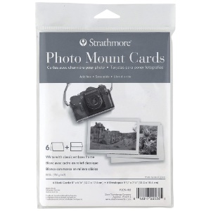 Strathmore Photo Mount Cards 6 Pack 5"x6-7/8" Classic White