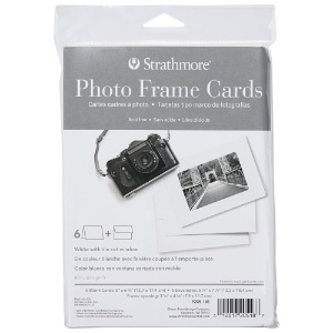 Strathmore Photo Frame Cards 6 Pack 5"x6-7/8" White