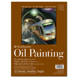 Strathmore 400 Series Oil Painting Heavyweight Paper Pad 9"x12"