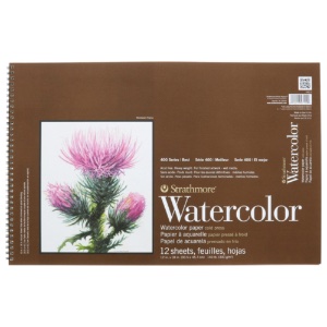 Strathmore 400 Series Watercolor Spiral Pad 12"x18" Cold Press
