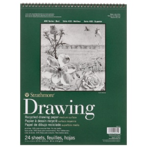 Strathmore 400 Series Recycled Drawing Spiral Pad 11"x14"