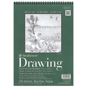 Strathmore 400 Series Recycled Drawing Spiral Pad 9"x12"
