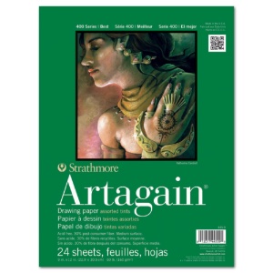 Artagain Series 400 - Assorted Tints 9" x 12" (24 sheets)