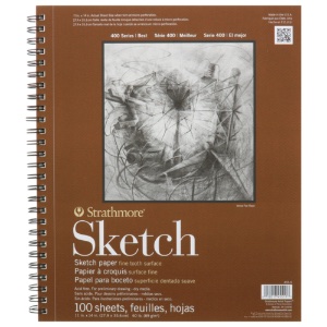 Strathmore 400 Series Warm Brown Cool Grey Sketchbook, Sketch
