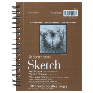 Strathmore 400 Series Sketch Spiral Pad 5.5"x8.5"