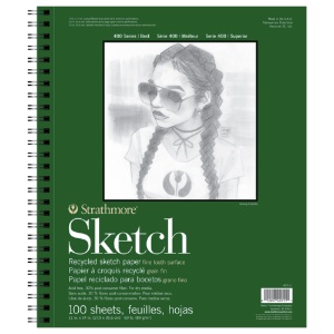 Strathmore 400 Toned Blue Sketch Pad, 50 Sheets, 5½” x 8½” - The Art  Store/Commercial Art Supply