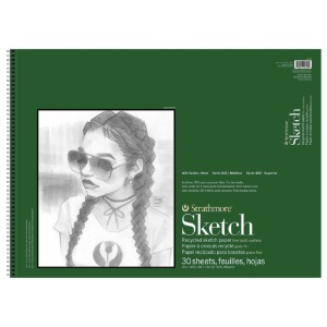 Strathmore 400 Series Recycled Sketch Spiral Pad 18"x24"