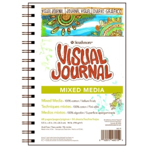 Strathmore Visual Journal Spiral Pad 5.5"x8" Mixed Media