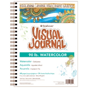 Strathmore Visual Journal Watercolor Book 90lb 9"x12" Cold Press