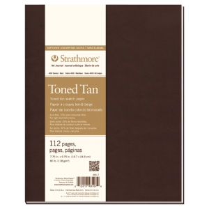 Strathmore 400 Series Toned Softcover Art Journal 7.75"x9.75" Tan