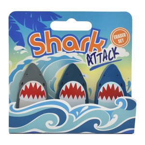 Eraser Set Shark Attack