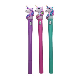 Novelty Pen LED Light Up Unicorn