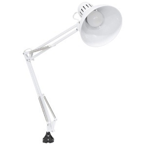 Studio Designs Swing Arm Lamp w/LED Bulb White