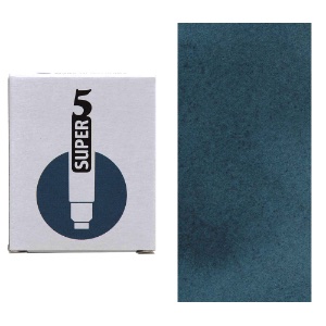 SUPER5 Fountain Ink Pen Cartridges 6 Pack Atlantic Blue