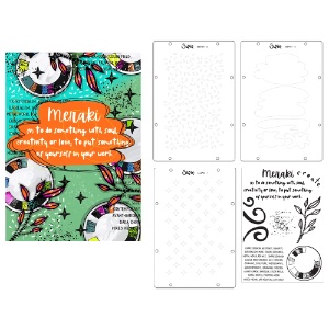 Sizzix Studio Stamp & Stencil 10 Set Cat Kerr Create