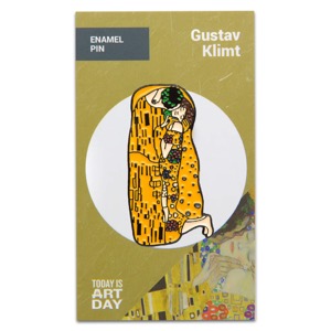 Today Is Art Day Enamel Pin The Kiss