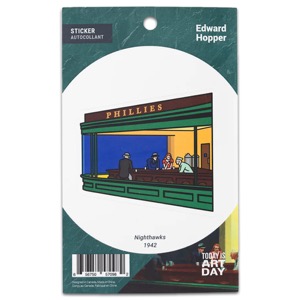 Today is Art Day Sticker Nighthawks