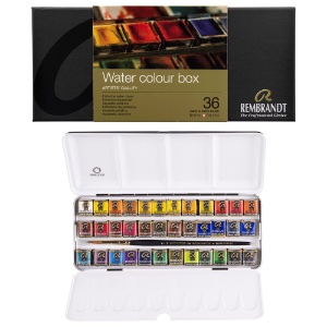 Rembrandt Artist's Quality Watercolor Box 36 Set