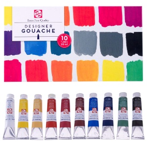 Talens Extra Fine Designer Gouache 10x20ml Basic Set