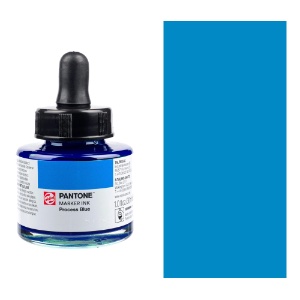 Talens Pantone Marker Ink 30ml Pantone Process Blue
