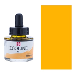 Ecoline Liquid Watercolor Ink 30ml - Gold Ochre