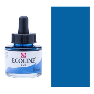 Talens Ecoline Liquid Watercolor 30ml Ultramarine Light 505