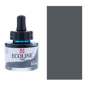 Talens Ecoline Liquid Watercolor 30ml Deep Grey 706