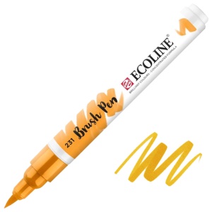 Talens Ecoline Watercolor Brush Pen Gold Ochre 231