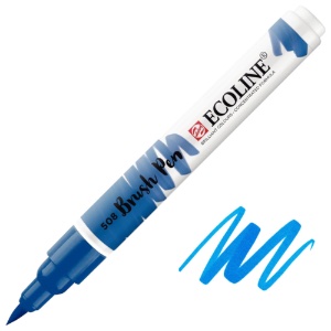 Talens Ecoline Watercolor Brush Pen Prussian Blue 508