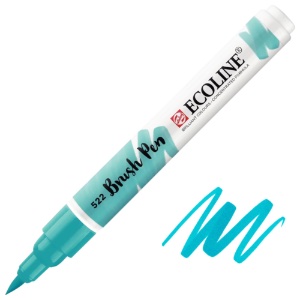 Talens Ecoline Watercolor Brush Pen Turquoise Blue 522