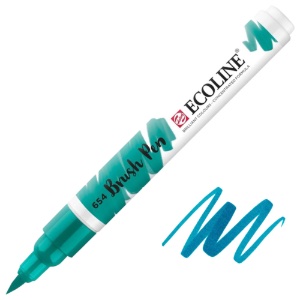 Talens Ecoline Watercolor Brush Pen Fir Green 654
