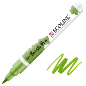 Talens Ecoline Watercolor Brush Pen Bronze Green 657