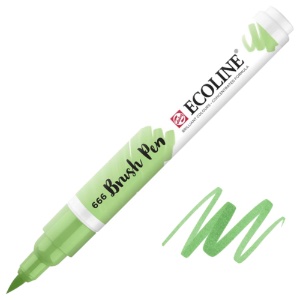 Talens Ecoline Watercolor Brush Pen Pastel Green 666