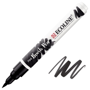 Talens Ecoline Watercolor Brush Pen Black 700