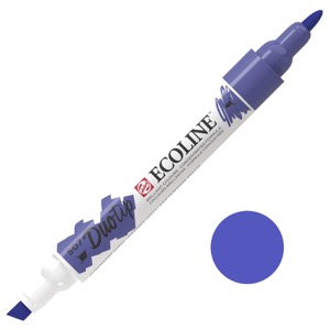 Talens Ecoline Duotip Marker Ultramarine Violet 507