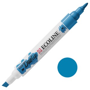 Ecoline Duotip Marker 508 Prussian Blue