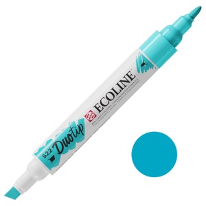 Ecoline Duotip Marker 522 Turquoise Blue