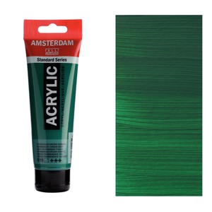 Amsterdam Acrylics Standard Series 120ml Permanent Green Deep