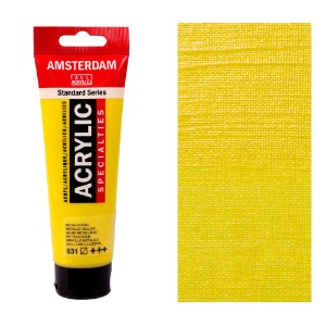 Amsterdam Acrylics Standard Series 120ml Metallic Yellow