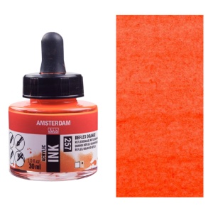 Amsterdam Acrylic Ink 30ml Reflex Orange