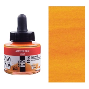 Amsterdam Acrylic Ink 30ml Azo Orange