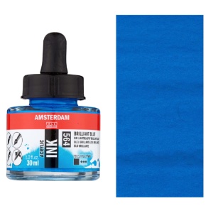 Amsterdam Acrylic Ink 30ml - Brilliant Blue