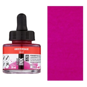 Amsterdam Acrylic Ink 30ml - Permanent Red Violet Light