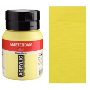 Amsterdam Acrylics Standard Series 500ml Nickel Titanium Yellow