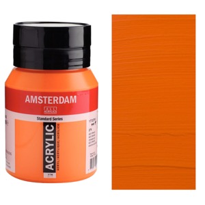 Amsterdam Acrylics Standard Series 500ml Azo Orange