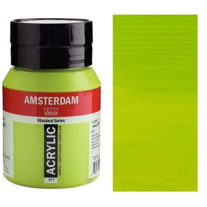 Amsterdam Acrylics Standard Series 500ml Yellowish Green