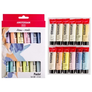 Amsterdam Acrylic Standard Series 12 x 20ml Set Pastels