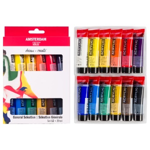Amsterdam Acrylic Standard Series 12 x 20ml Set General Selection