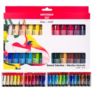 Amsterdam Acrylic Standard Series 24 x 20ml Set General Selection