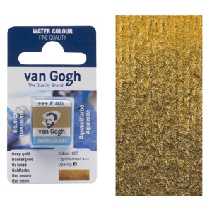 Van Gogh Watercolour Half Pan Deep Gold